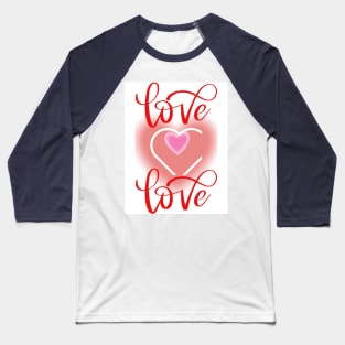 Intertwined Hearts Baseball T-Shirt